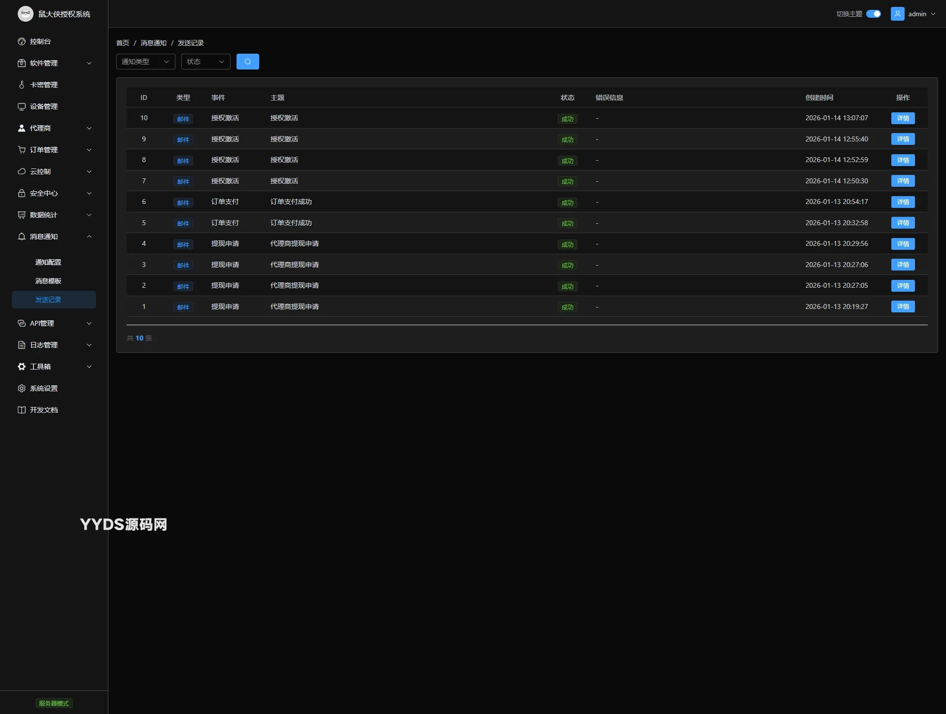 鼠大侠授权系统 V2.0